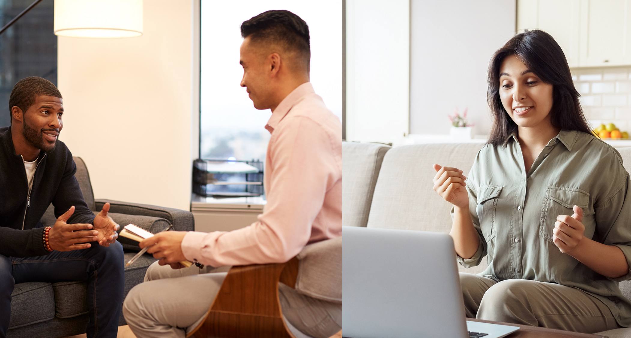 Our licensed therapists are here to support you